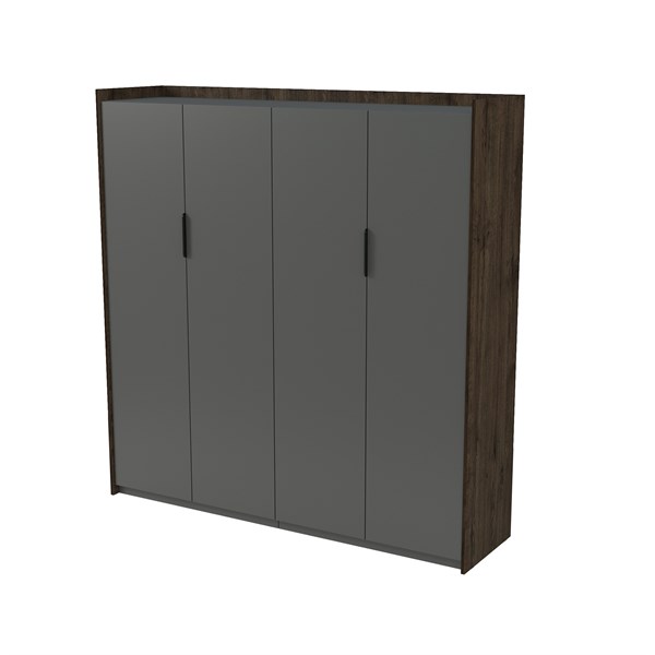 15ШДС.1807 Шкаф высокий, двусоставный (1768*460*1828) 15ШДС.1807 - фото 260266