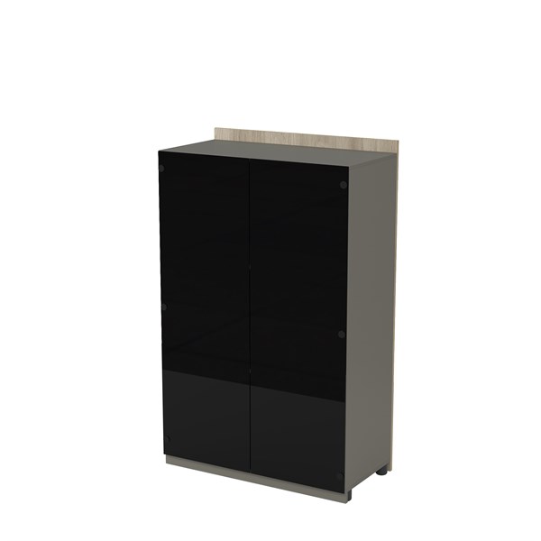 15ШДС-С.149 Модуль шкафа, со стеклом, СРЕДНИЙ (868*460*1400) 15ШДС-С.149 - фото 260290