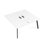 10БДК.269 Стол системы Бенч, сдвоенный, на 2 рабочих места - конечный (1400*1235*750) 10БДК.269 - фото 257223