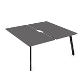 10БДКВ.274 Стол системы БЕНЧ, сдвоенный, на 2 рабочих места - конечный (1600*1435*750) 10БДКВ.274 - фото 257499