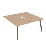 10БДКВ.274 Стол системы БЕНЧ, сдвоенный, на 2 рабочих места - конечный (1600*1435*750) 10БДКВ.274 - фото 257500