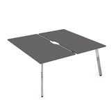 10БДКВ.278 Стол системы БЕНЧ, сдвоенный, на 2 рабочих места - конечный (1200*1435*750) 10БДКВ.278 - фото 257527