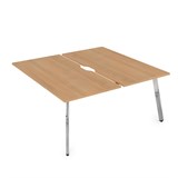 10БДКВ.278 Стол системы БЕНЧ, сдвоенный, на 2 рабочих места - конечный (1200*1435*750) 10БДКВ.278 - фото 257551