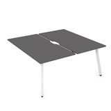 10БДКВ.279 Стол системы БЕНЧ, сдвоенный, на 2 рабочих места - конечный (1400*1435*750) 10БДКВ.279 - фото 257556