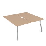 10БДКВ.279 Стол системы БЕНЧ, сдвоенный, на 2 рабочих места - конечный (1400*1435*750) 10БДКВ.279 - фото 257564