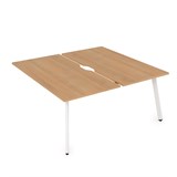 10БДКВ.279 Стол системы БЕНЧ, сдвоенный, на 2 рабочих места - конечный (1400*1435*750) 10БДКВ.279 - фото 257579