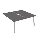 10БДКВ.285 Стол системы БЕНЧ, сдвоенный, на 2 рабочих места - конечный (1800*1635*750) 10БДКВ.285 - фото 257615