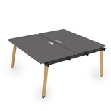 10БДН.264 Стол системы Бенч, сдвоенный, на 2 рабочих места - начальный (1600*1235*750) 10БДН.264 - фото 257676