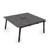 10БДН.284 Стол системы Бенч, сдвоенный, на 2 рабочих места - начальный (1600*1635*750) 10БДН.284 - фото 257856