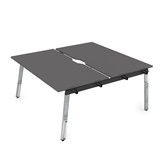 10БДНВ.274 Стол системы БЕНЧ, сдвоенный, на 2 рабочих места - начальный (1600*1435*750) 10БДНВ.274 - фото 258037