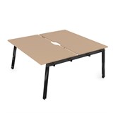 10БДНВ.274 Стол системы БЕНЧ, сдвоенный, на 2 рабочих места - начальный (1600*1435*750) 10БДНВ.274 - фото 258046