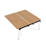 10БДС.269 Стол системы Бенч, сдвоенный, на 2 рабочих места - средний (1400*1235*750) 10БДС.269 - фото 258298