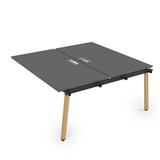 10БДС.289 Стол системы Бенч, сдвоенный, на 2 рабочих места - средний (1400*1635*750) 10БДС.289 - фото 258456