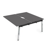 10БДСВ.274 Стол системы БЕНЧ, сдвоенный, на 2 рабочих места - средний (1600*1435*750) 10БДСВ.274 - фото 258577