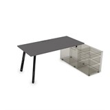 10СТО.084 Стол с тумбой опорной (1600*800*750) 10СТО.084 - фото 259658