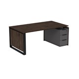 15СОУ.1609 Стол рабочий на опорной угловой тумбе (1660*930*750) 15СОУ.1609 - фото 260139