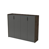 15ШДС.1401 Шкаф средний, двусоставный (1768*460*1400) 15ШДС.1401 - фото 260246