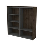 15ШДС.1808 Шкаф высокий комбинированный, двусоставный (1768*460*1828) 15ШДС.1808 - фото 260271