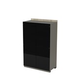 15ШДС-С.149 Модуль шкафа, со стеклом, СРЕДНИЙ (868*460*1400) 15ШДС-С.149 - фото 260290