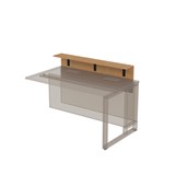 16НПК.014.1 Надставка президиум укороченная (1300*200*400) 16НПК.014.1 - фото 260357