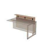 16НПК.014.1 Надставка президиум укороченная (1300*200*400) 16НПК.014.1 - фото 260359