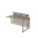 16НПК.016.1 Надставка президиум укороченная (1500*200*400) 16НПК.016.1 - фото 260387