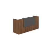 1КР-ДС.001 Комплект Ресепшн с фартуком ЛДСП (2432*762*1161) (без подсветки) 1КР-ДС.001 - фото 261481