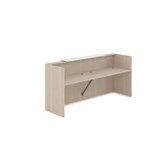 1КР-ДС.001 Комплект Ресепшн с фартуком ЛДСП (2432*762*1161) (без подсветки) 1КР-ДС.001 - фото 261490