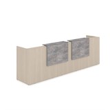 1КР-ДС.002 Комплект Ресепшн с фартуком ЛДСП (3632*762*1161) (без подсветки) 1КР-ДС.002 - фото 261535