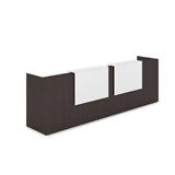 1КР-ДС.002 Комплект Ресепшн с фартуком ЛДСП (3632*762*1161) (без подсветки) 1КР-ДС.002 - фото 261545