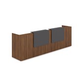 1КР-ДС.002.1 Комплект Ресепшн с фартуком ЛДСП (3632*762*1161) (с подсветкой) 1КР-ДС.002.1 - фото 261557