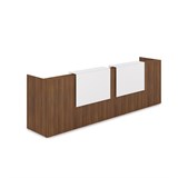 1КР-ДС.002.1 Комплект Ресепшн с фартуком ЛДСП (3632*762*1161) (с подсветкой) 1КР-ДС.002.1 - фото 261559