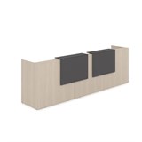 1КР-ДС.002.1 Комплект Ресепшн с фартуком ЛДСП (3632*762*1161) (с подсветкой) 1КР-ДС.002.1 - фото 261563