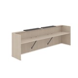 1КР-ДС.002.1 Комплект Ресепшн с фартуком ЛДСП (3632*762*1161) (с подсветкой) 1КР-ДС.002.1 - фото 261564