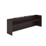 1КР-ДС.002.1 Комплект Ресепшн с фартуком ЛДСП (3632*762*1161) (с подсветкой) 1КР-ДС.002.1 - фото 261568