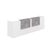 1КР-ДС.002.1 Комплект Ресепшн с фартуком ЛДСП (3632*762*1161) (с подсветкой) 1КР-ДС.002.1 - фото 261573