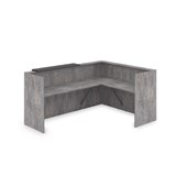 1КР-ДС.102.1 Комплект Ресепшн с фартуком ЛДСП (2344*1777*1161) (с подсветкой) 1КР-ДС.102.1 - фото 261668