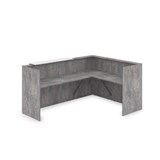 1КР-ДС.102.1 Комплект Ресепшн с фартуком ЛДСП (2344*1777*1161) (с подсветкой) 1КР-ДС.102.1 - фото 261670