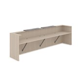 1КР-ДС.202 Комплект Ресепшн с фартуком ЛДСП (3854*761*1161) (без подсветки) 1КР-ДС.202 - фото 261736