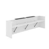 1КР-ДС.202 Комплект Ресепшн с фартуком ЛДСП (3854*761*1161) (без подсветки) 1КР-ДС.202 - фото 261756