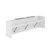 1КР-ДС.202.1 Комплект Ресепшн с фартуком ЛДСП (3854*761*1161) (с подсветкой) 1КР-ДС.202.1 - фото 261780