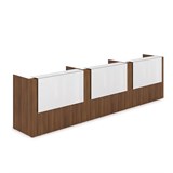 1КР-КЛ.003.1 Комплект Ресепшн с фартуком HPL (4264*750*1149) (с подсветкой) 1КР-КЛ.003.1 - фото 261954