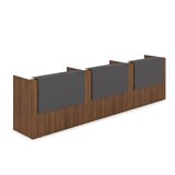 1КР-КЛ.003.1 Комплект Ресепшн с фартуком HPL (4264*750*1149) (с подсветкой) 1КР-КЛ.003.1 - фото 261956