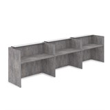 1КР-КЛ.003.1 Комплект Ресепшн с фартуком HPL (4264*750*1149) (с подсветкой) 1КР-КЛ.003.1 - фото 261961