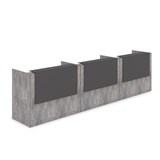 1КР-КЛ.003.1 Комплект Ресепшн с фартуком HPL (4264*750*1149) (с подсветкой) 1КР-КЛ.003.1 - фото 261962