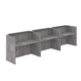 1КР-КЛ.003.1 Комплект Ресепшн с фартуком HPL (4264*750*1149) (с подсветкой) 1КР-КЛ.003.1 - фото 261963