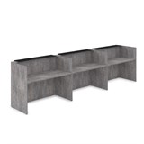 1КР-КЛ.003.1 Комплект Ресепшн с фартуком HPL (4264*750*1149) (с подсветкой) 1КР-КЛ.003.1 - фото 261965