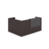 1КР-КЛ.102 Комплект Ресепшн с фартуком HPL (2344*1765*1149) (без подсветки) 1КР-КЛ.102 - фото 261986