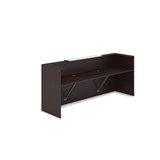 1КР-КЛ.201 Комплект Ресепшн с фартуком HPL (2654*749*1149) (без подсветки) 1КР-КЛ.201 - фото 262027