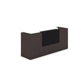 1КР-КЛ.201 Комплект Ресепшн с фартуком HPL (2654*749*1149) (без подсветки) 1КР-КЛ.201 - фото 262030